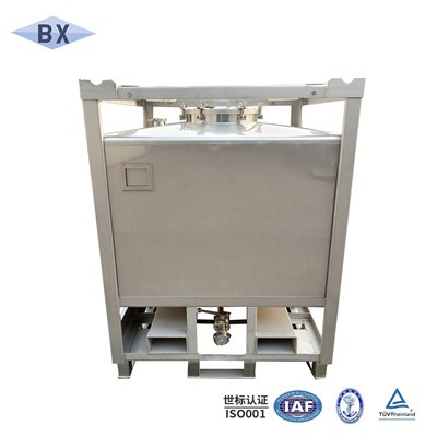 ถังเก็บสารเคมี IBC Tote Tank สแตนเลส